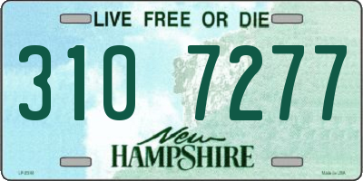 NH license plate 3107277