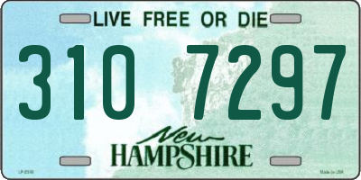 NH license plate 3107297