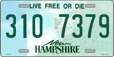 NH license plate 3107379