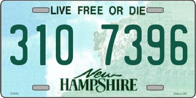 NH license plate 3107396