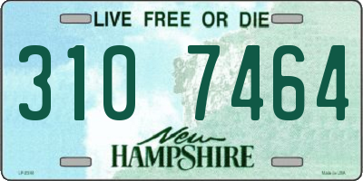 NH license plate 3107464
