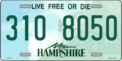 NH license plate 3108050