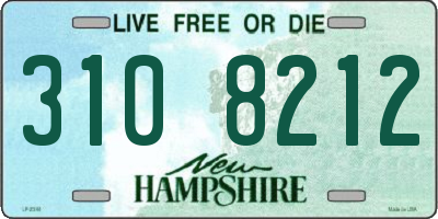 NH license plate 3108212