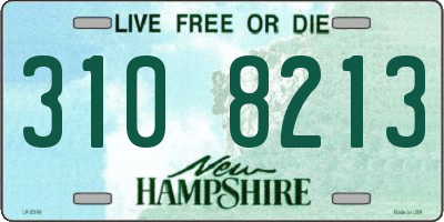 NH license plate 3108213