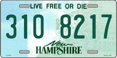 NH license plate 3108217