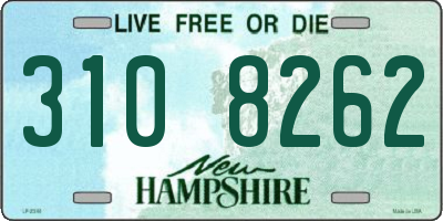 NH license plate 3108262