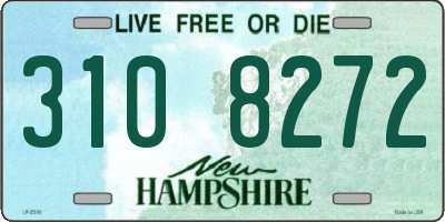 NH license plate 3108272