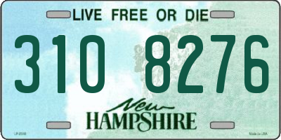 NH license plate 3108276