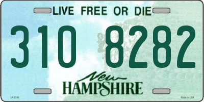 NH license plate 3108282