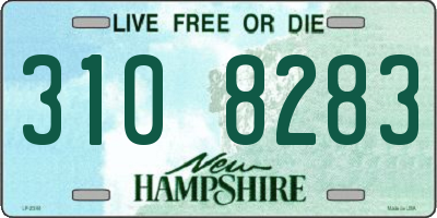 NH license plate 3108283