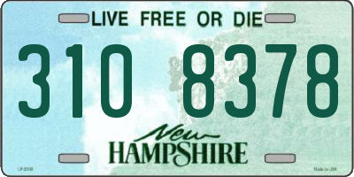 NH license plate 3108378