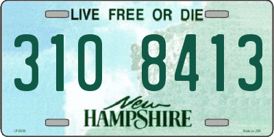 NH license plate 3108413