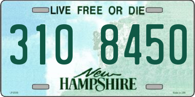 NH license plate 3108450