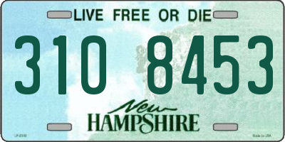 NH license plate 3108453