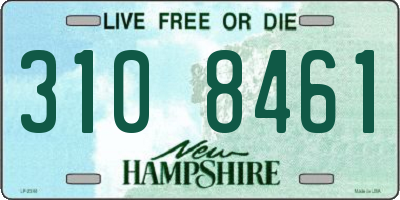 NH license plate 3108461