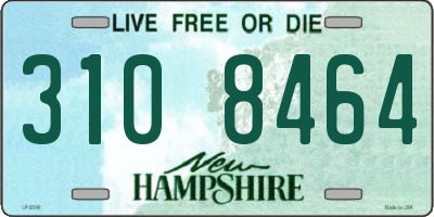 NH license plate 3108464