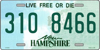 NH license plate 3108466