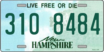 NH license plate 3108484