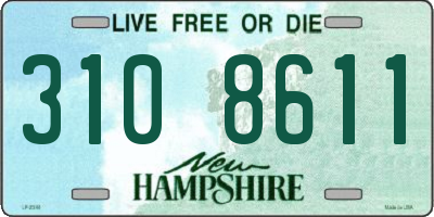 NH license plate 3108611
