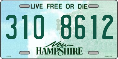 NH license plate 3108612