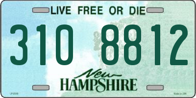 NH license plate 3108812