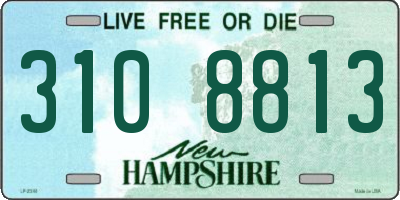 NH license plate 3108813
