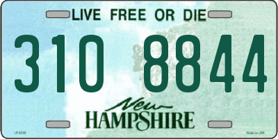 NH license plate 3108844