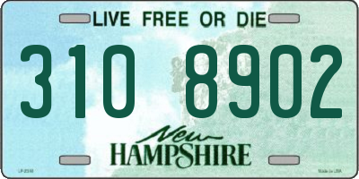 NH license plate 3108902