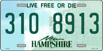 NH license plate 3108913