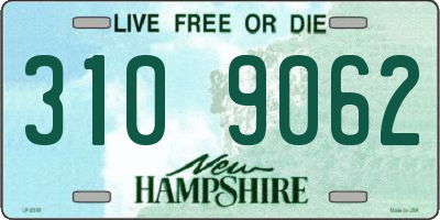 NH license plate 3109062