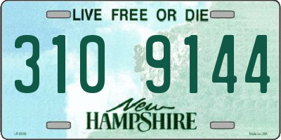 NH license plate 3109144