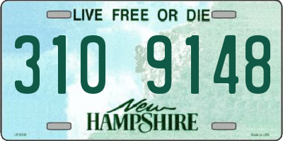 NH license plate 3109148