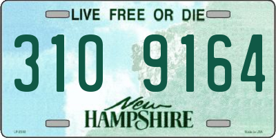 NH license plate 3109164