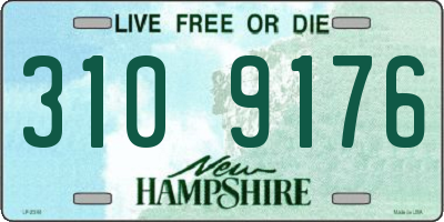 NH license plate 3109176