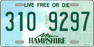 NH license plate 3109297