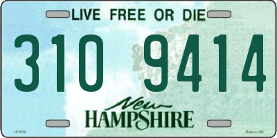NH license plate 3109414