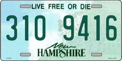 NH license plate 3109416