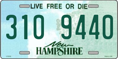 NH license plate 3109440