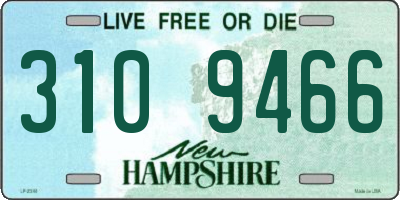 NH license plate 3109466