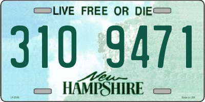 NH license plate 3109471