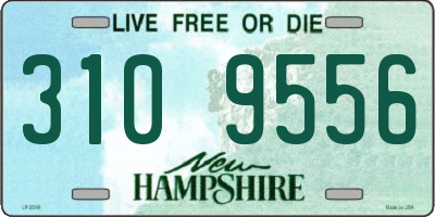 NH license plate 3109556