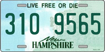 NH license plate 3109565
