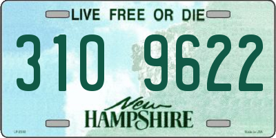 NH license plate 3109622