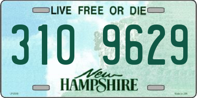 NH license plate 3109629