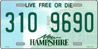 NH license plate 3109690
