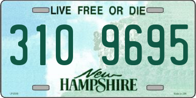 NH license plate 3109695
