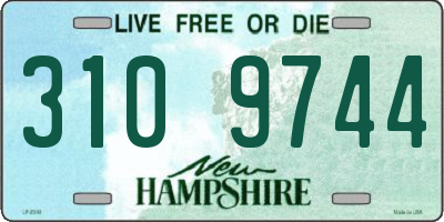 NH license plate 3109744