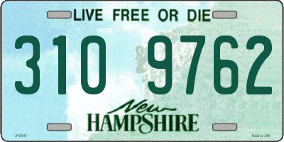 NH license plate 3109762