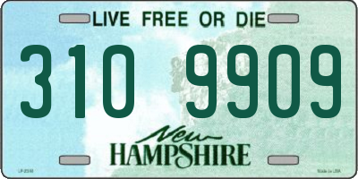 NH license plate 3109909