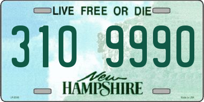 NH license plate 3109990